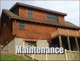  Shiloh, North Carolina Log Home Maintenance
